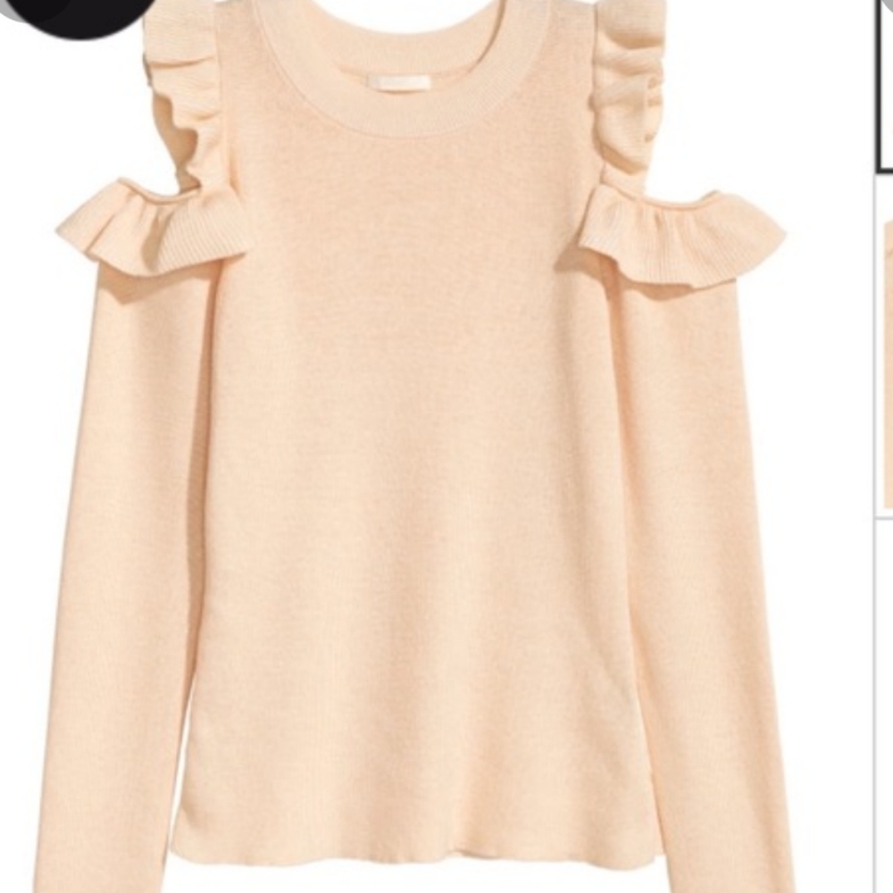 Open shoulder knit